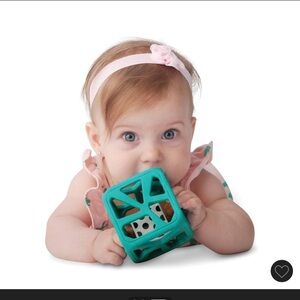 Baby chew toy - baby rattle shake toy - baby soft silicone toy